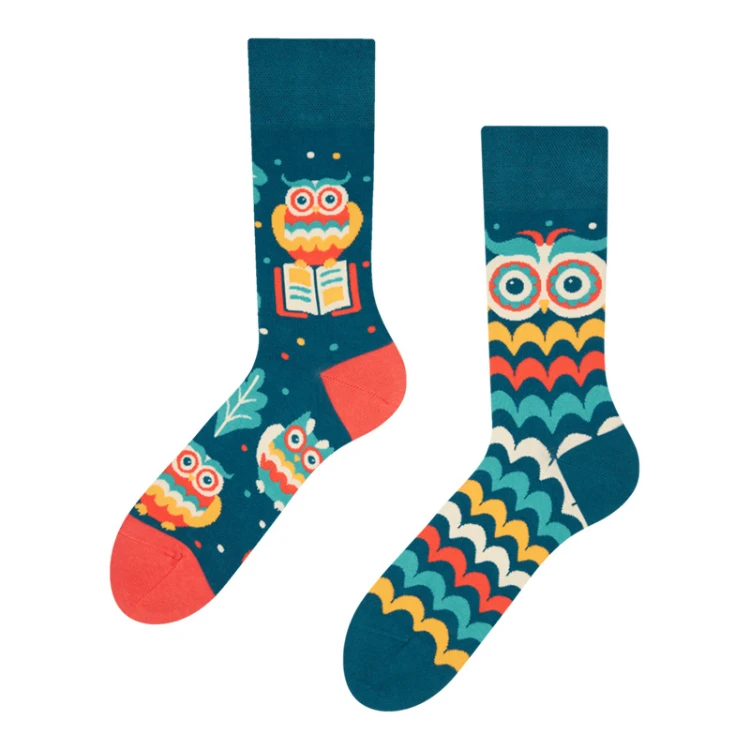 Cross Border New Spring/Summer Personalized Cartoon AB Fashion Socks Creative Cartoon Couple Cotton Socks