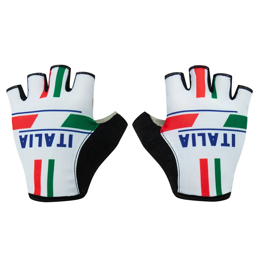 ITALIA Cycling Gloves Guantes Ciclismo Bike Motorcycle Half finger Gloves wear-resisting Shockproof