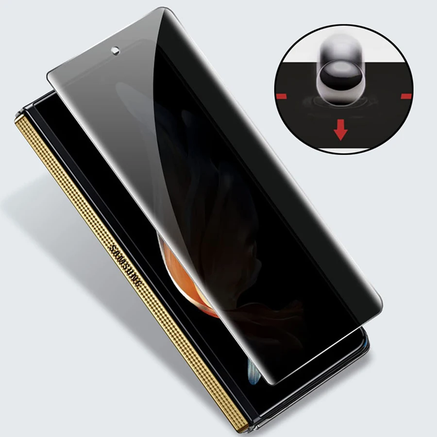 Anti Spy Tempered Glass for Samsung Galaxy Z Fold 5 4 Privacy Film Screen Protector Protective Film for Z Fold3 Fold4 W22 W21 5G