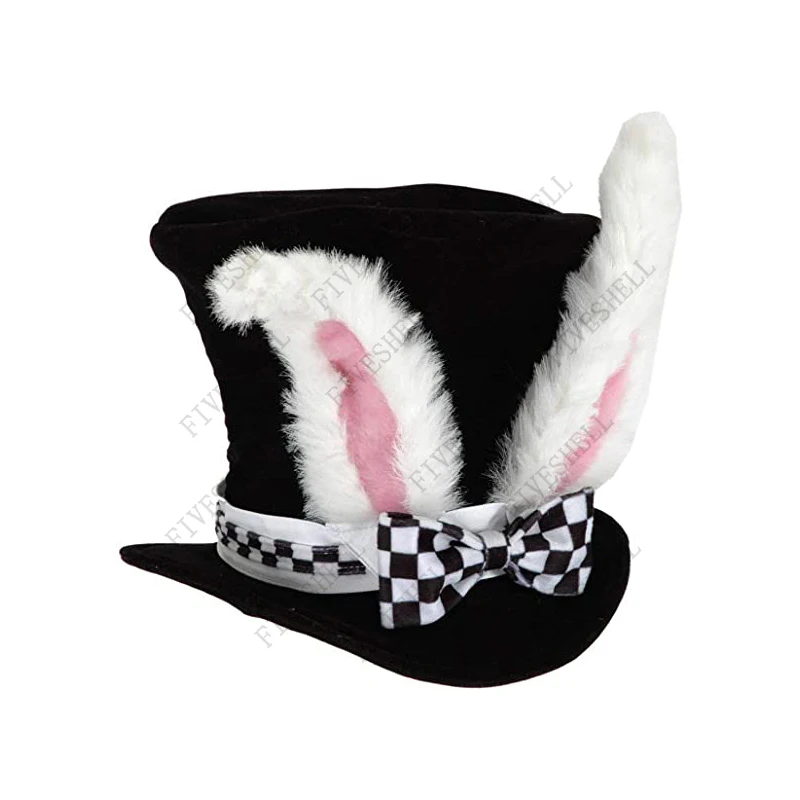 Easter Day Halloween Cosplay Costume Props Alice Mr. Rabbit White Rabbit Hat Cosplay Props Accessories