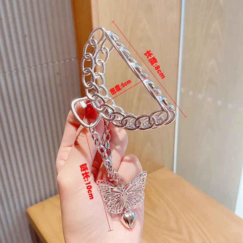 2022 Multiple Styles Fashion Alloy Geometric Large Butterfly Love Pendant Hairpin Barrettes for Women Girl Accessories Headwear