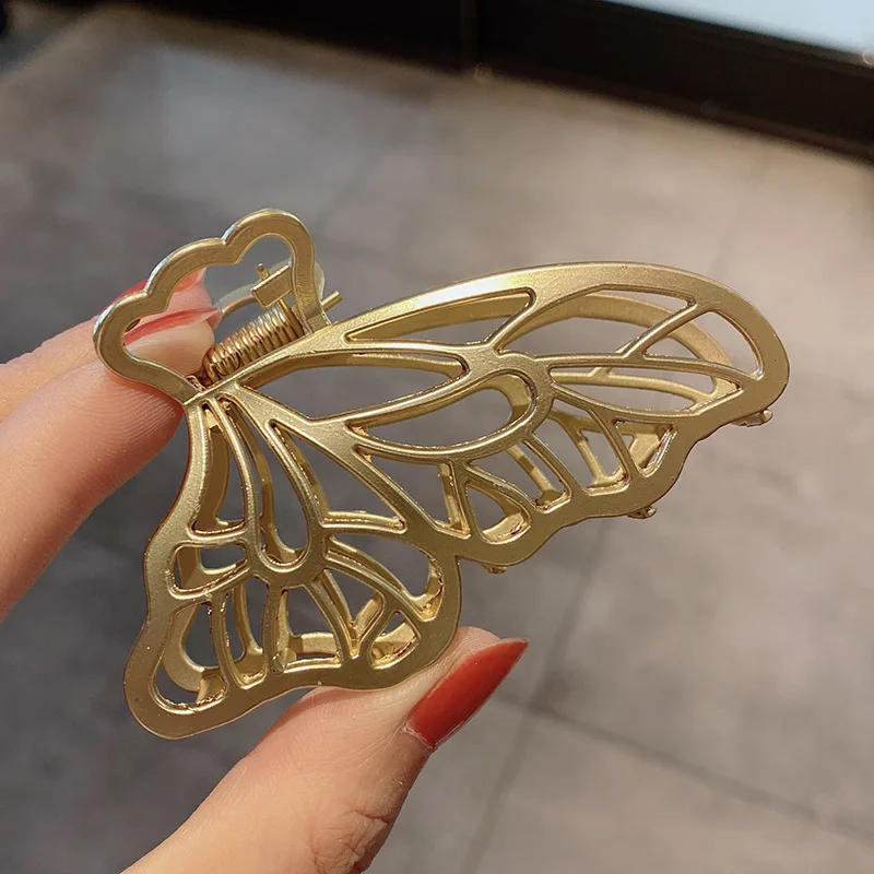 2022 Multiple Styles Fashion Alloy Geometric Large Butterfly Love Pendant Hairpin Barrettes for Women Girl Accessories Headwear