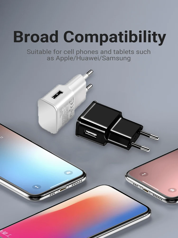 For Samsung A12 A32 A52 A72 A42 5G USB Phone Charger EU Wall Plug Charging Bank For Samsung S20 S10 S9 S8 Plus Type-c USB Cable