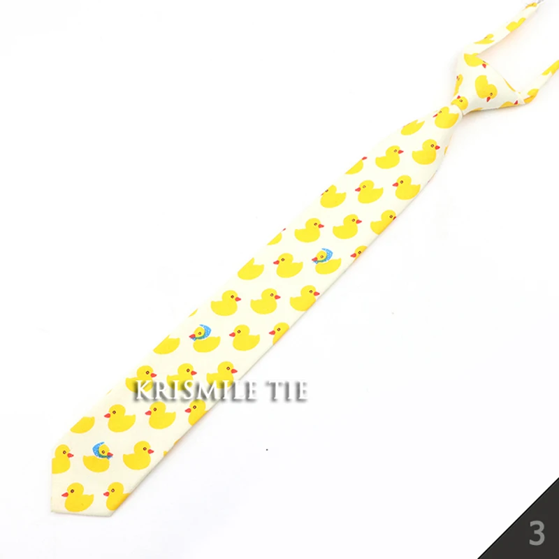 Fashion School Skinny Ties For Boys Girls Casual Cartoon Animal Solid Color Floral Plaid Necktie Simple Lazy Slim Student Tie
