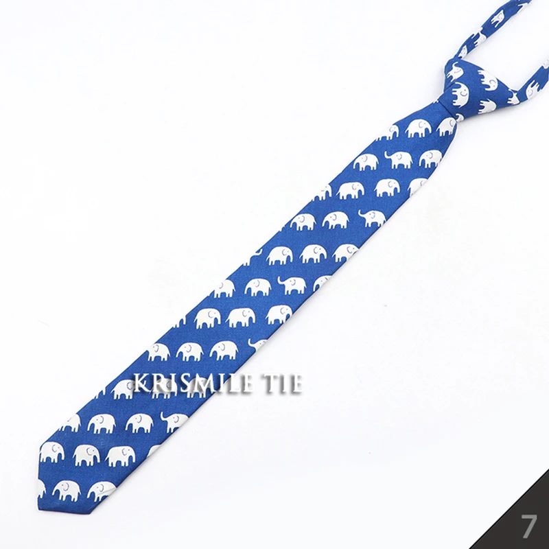 Fashion School Skinny Ties For Boys Girls Casual Cartoon Animal Solid Color Floral Plaid Necktie Simple Lazy Slim Student Tie