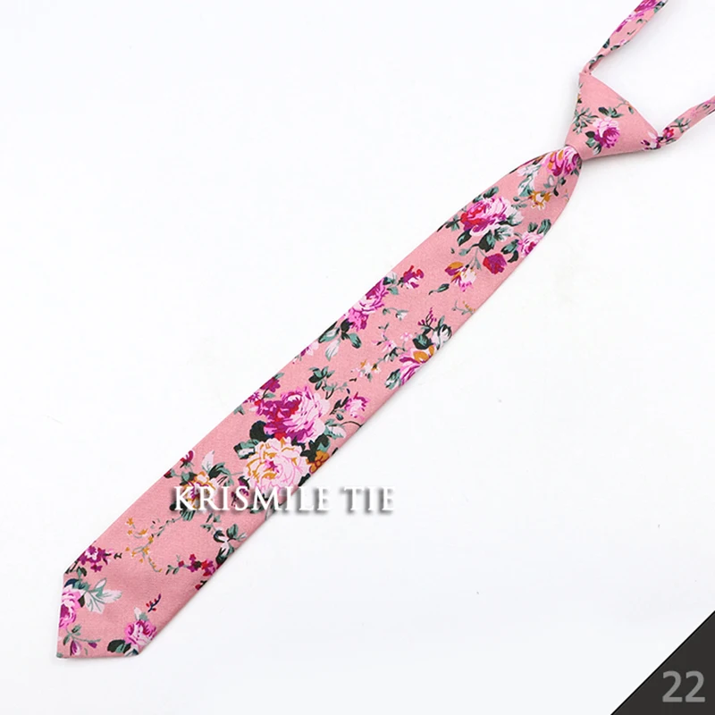 Fashion School Skinny Ties For Boys Girls Casual Cartoon Animal Solid Color Floral Plaid Necktie Simple Lazy Slim Student Tie