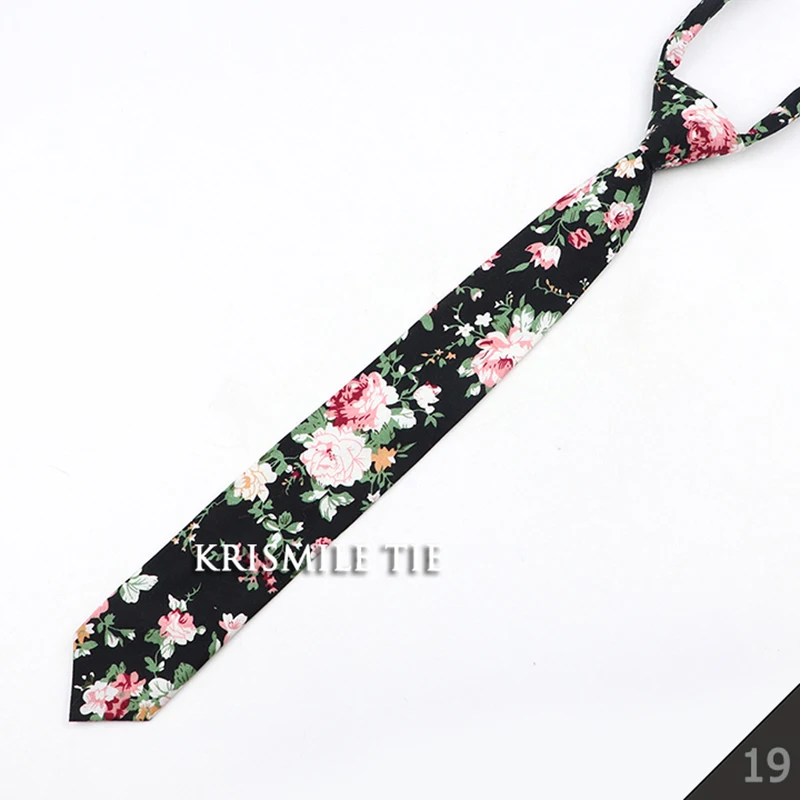 Fashion School Skinny Ties For Boys Girls Casual Cartoon Animal Solid Color Floral Plaid Necktie Simple Lazy Slim Student Tie