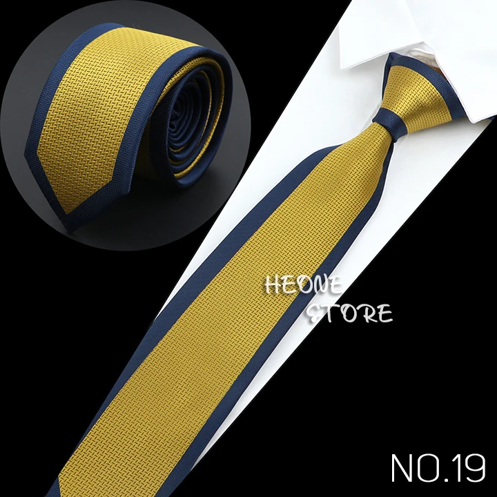 New Mens Luxury Neck Tie Fashion Jacquard Woven Skinny Slim 6cm Black Blue Floral Paisley Necktie Banquet Party Shirt Gift
