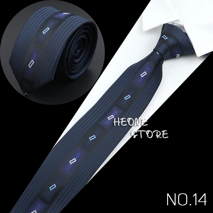 New Mens Luxury Neck Tie Fashion Jacquard Woven Skinny Slim 6cm Black Blue Floral Paisley Necktie Banquet Party Shirt Gift
