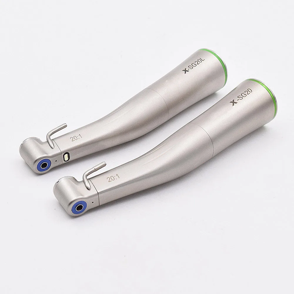 Straight Contra Angle Max X25L/X95L Dental Fiber Optic Contra Angle Low Speed Handpiece 1:1/1:5/20:1 high speed Air Turbine