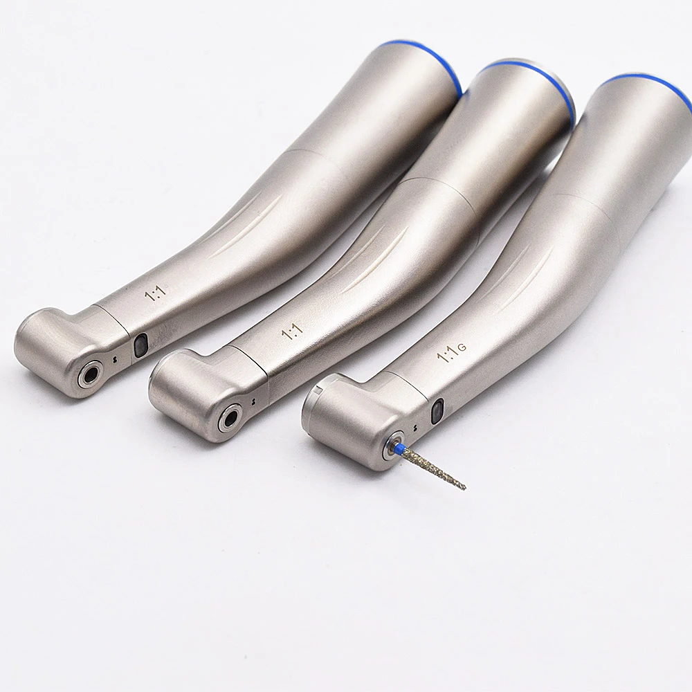 Straight Contra Angle Max X25L/X95L Dental Fiber Optic Contra Angle Low Speed Handpiece 1:1/1:5/20:1 high speed Air Turbine