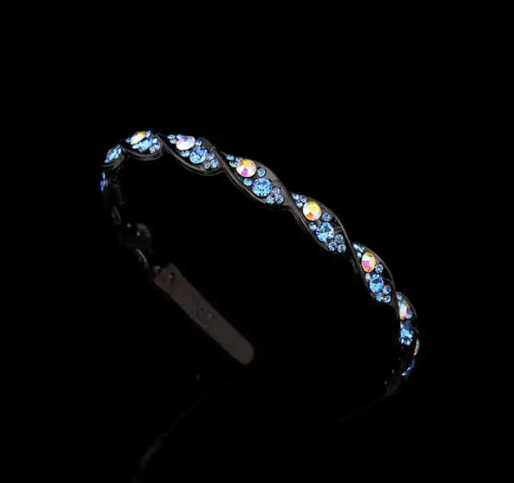 New Fashion Non-slip Simplicity luxurious Rhinestone Crystal Headband Hair Band for Women Girl Hair Accessories Headwear