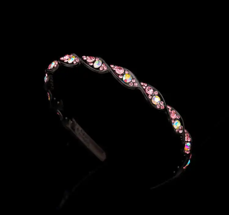 New Fashion Non-slip Simplicity luxurious Rhinestone Crystal Headband Hair Band for Women Girl Hair Accessories Headwear