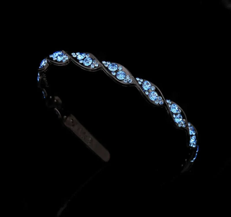 New Fashion Non-slip Simplicity luxurious Rhinestone Crystal Headband Hair Band for Women Girl Hair Accessories Headwear