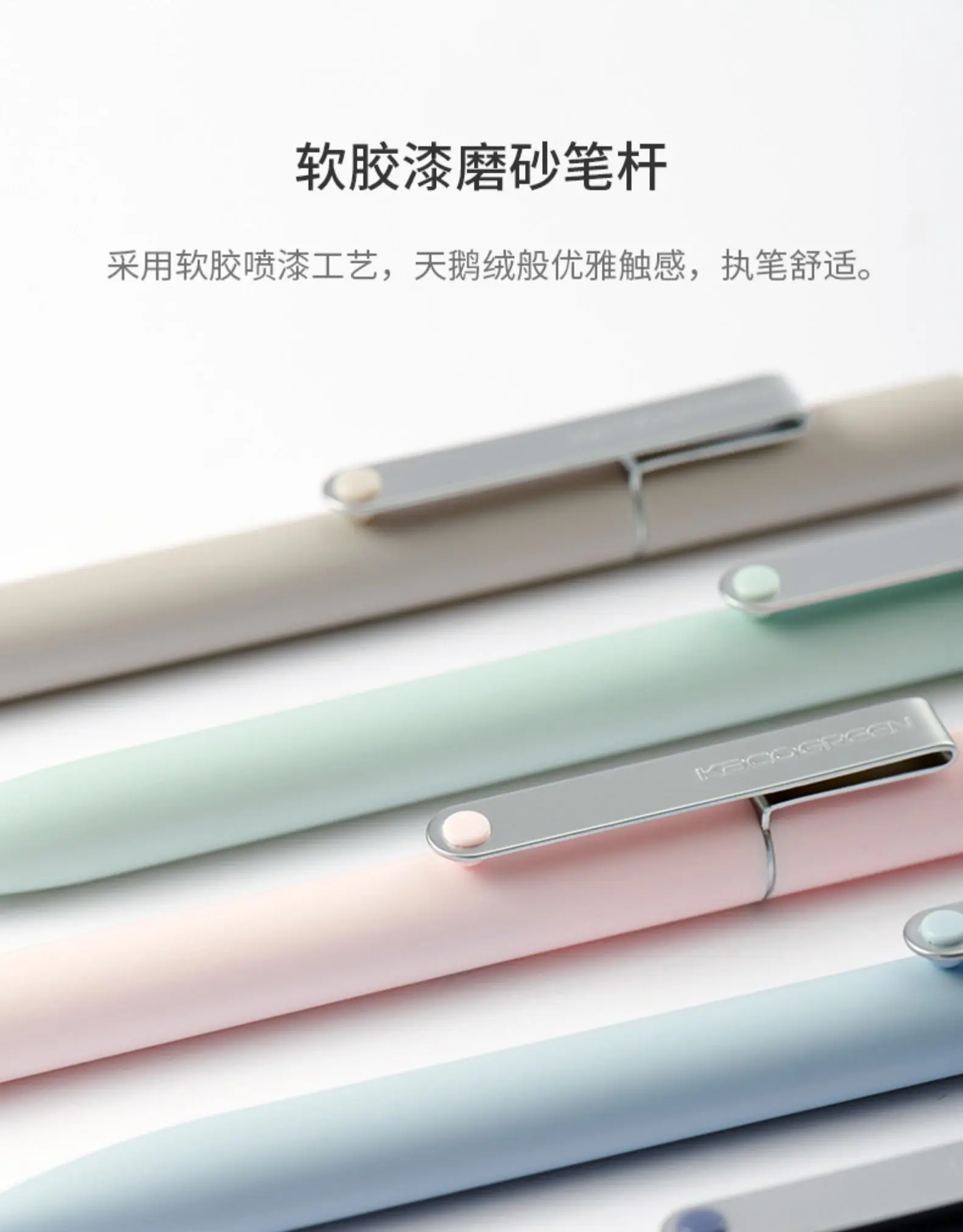 Kaco 6Colors Gel Pen Kawaii 0.5MM Black Ink Refill Ballpoint Stylo Press Rollerball ручка School Office Stationery Caneta