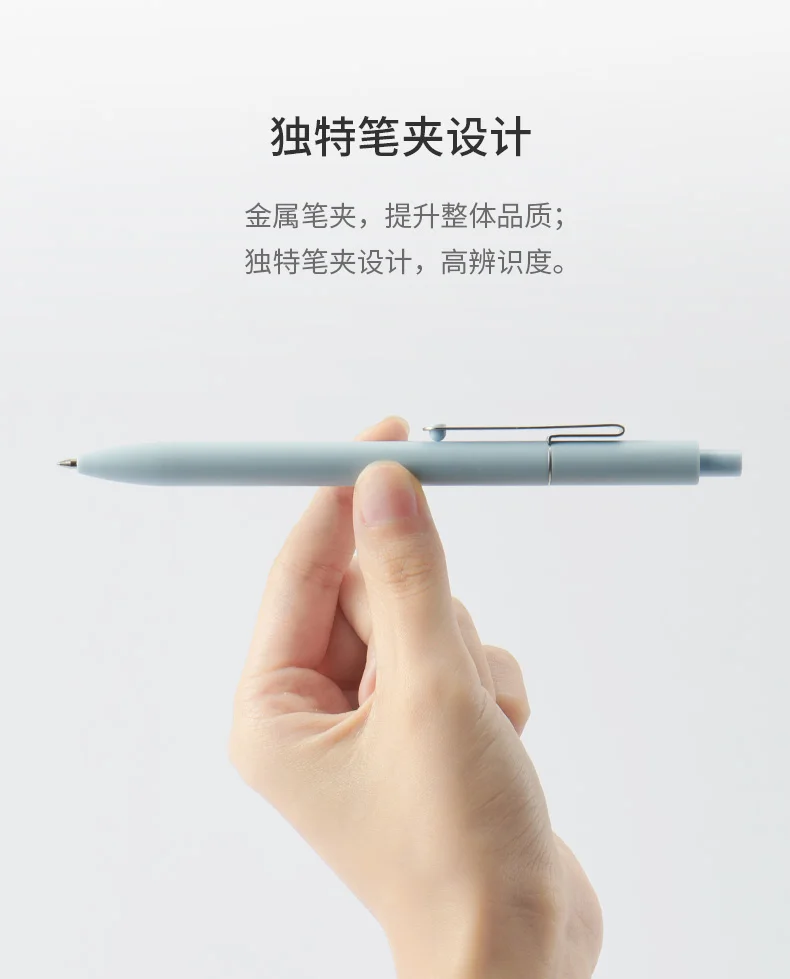Kaco 6Colors Gel Pen Kawaii 0.5MM Black Ink Refill Ballpoint Stylo Press Rollerball ручка School Office Stationery Caneta