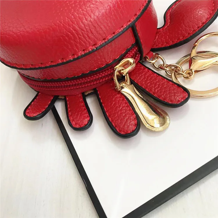 YoReAi New Fashion Woman Small Crab Coin Purse Girl Pendant Lipstick Bag Casual Student Clutch Card Holder Cute Trend Handbag