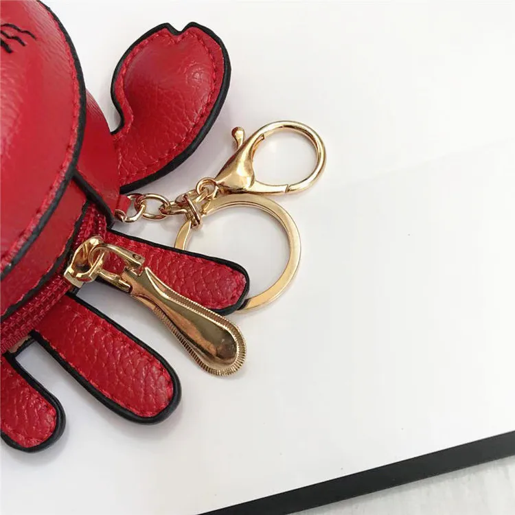 YoReAi New Fashion Woman Small Crab Coin Purse Girl Pendant Lipstick Bag Casual Student Clutch Card Holder Cute Trend Handbag