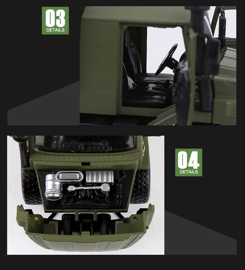 1:18 Hummer H1 Alloy Military Explosion Proof Car Model Diecasts Simulation Metal Off-road Vehicles Armored Car Model Kids Gifts