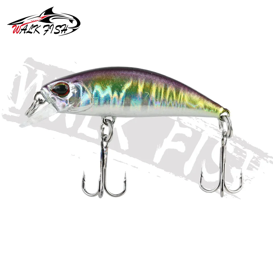 WALK FISH 38Mm 3.2G Mini Sinking Minnow Fishing Lures Jerkbaits Peche Artificial Bait Wobbler Lure for Trout Bass Carp Fishing