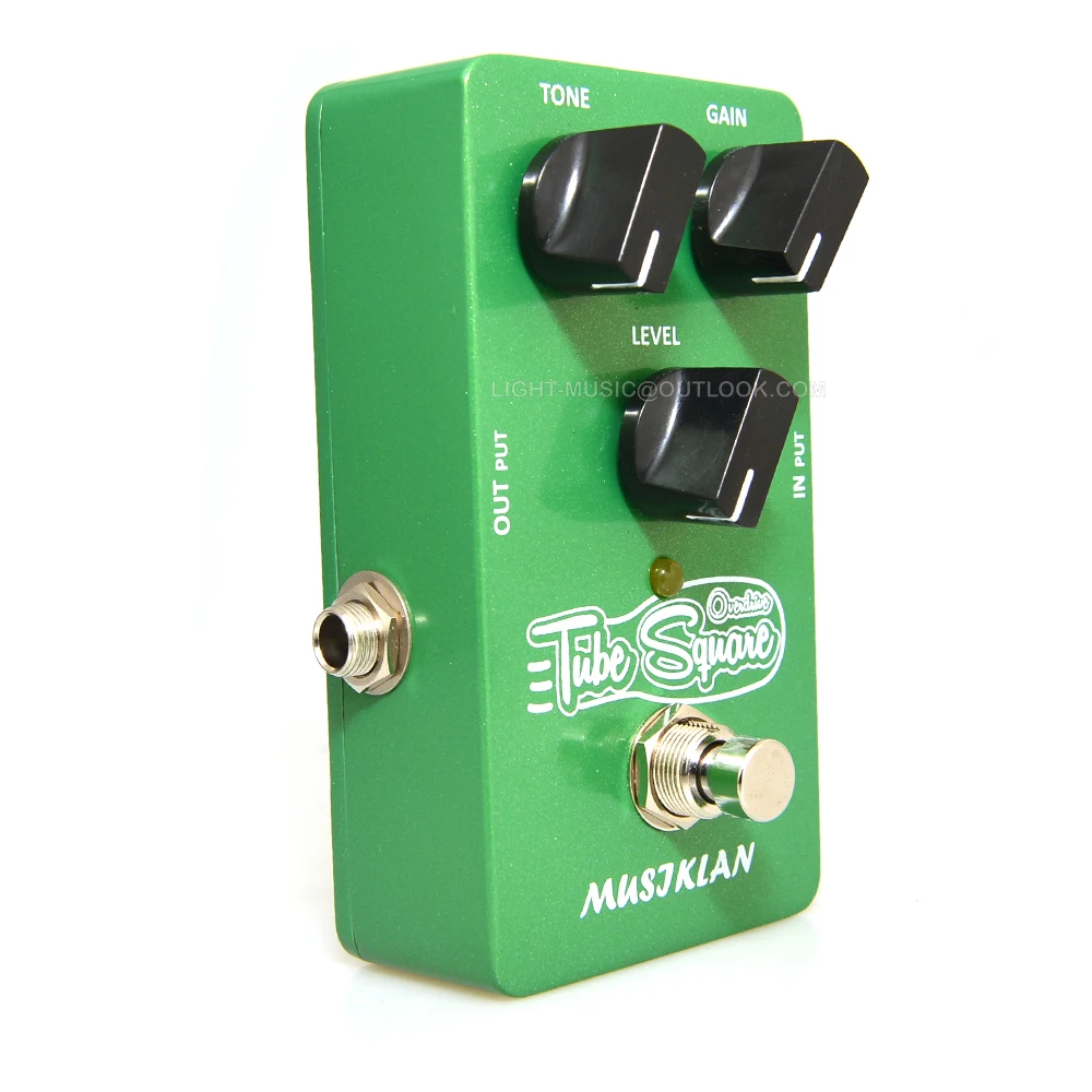 Electric Guitar Effect Pedal Tube Square Overdrive TS808 Vintage for Electric Guitar