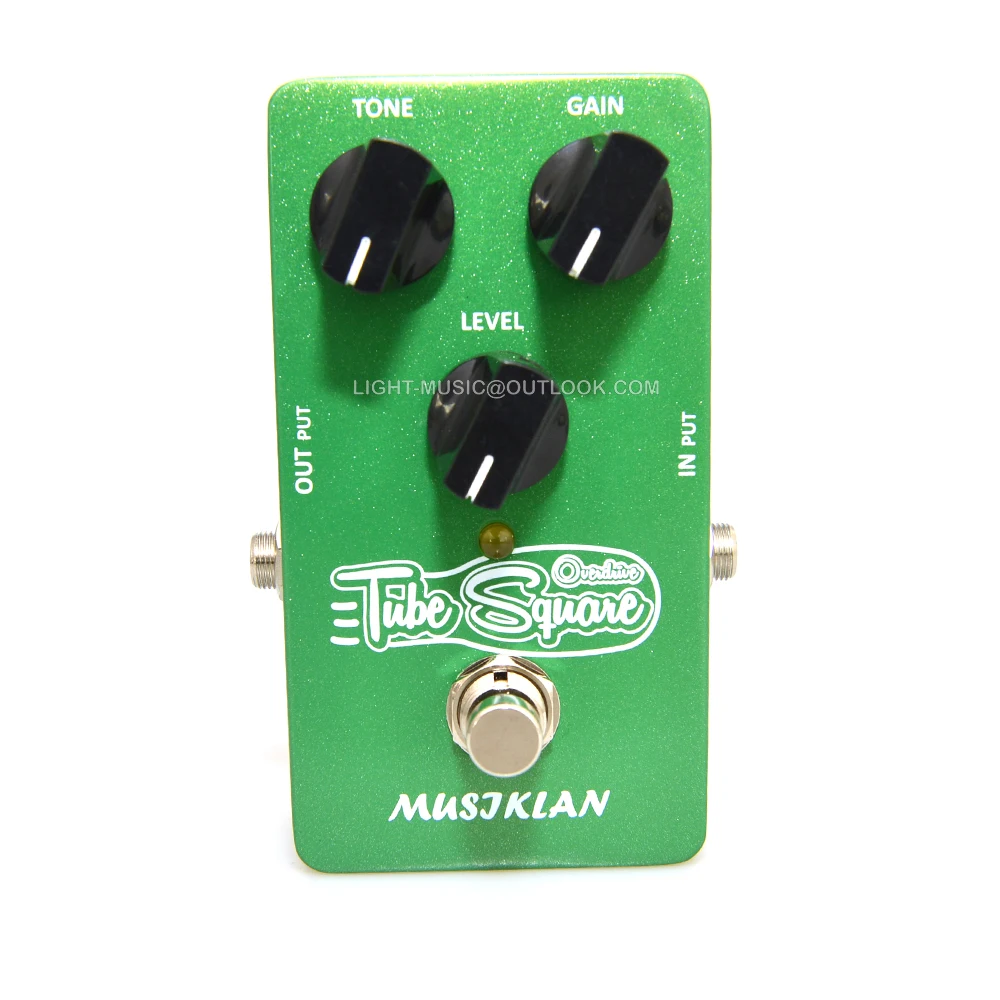 Electric Guitar Effect Pedal Tube Square Overdrive TS808 Vintage for Electric Guitar