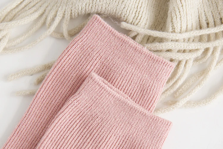 Colorful School Girls Loose Long Socks Women Cotton Knitting Crew Socks Woman Socks Japanese Fashion Casual Colllege Style 1Pair