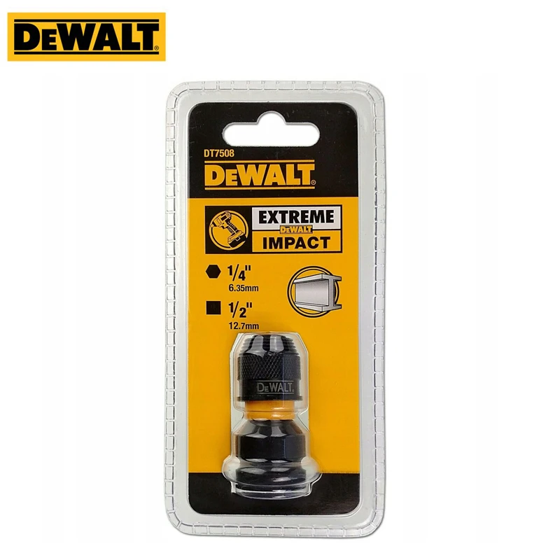 DEWALT DT7508-QZ Impact Adapter Shockproof Electric Wrench Adaptor For DCF880 DCF922 DCF892 DCF894 1/4" Hex to 1/2"
