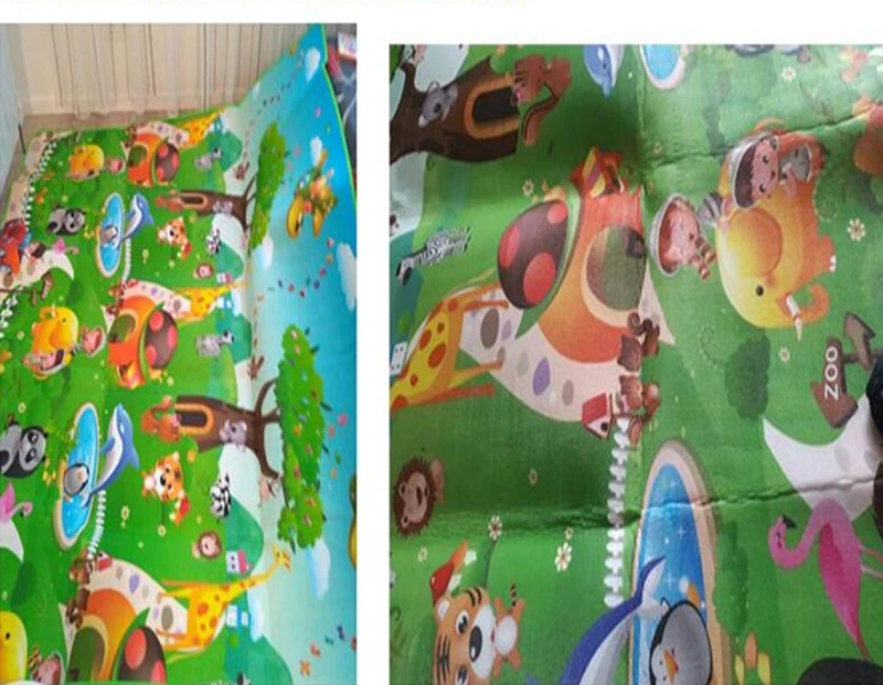 180*120cm Baby Play Mat Children Puzzle Toy Crawling Carpet Kids Rug Game Activity Gym Developing Rug Eva Foam Soft Floor