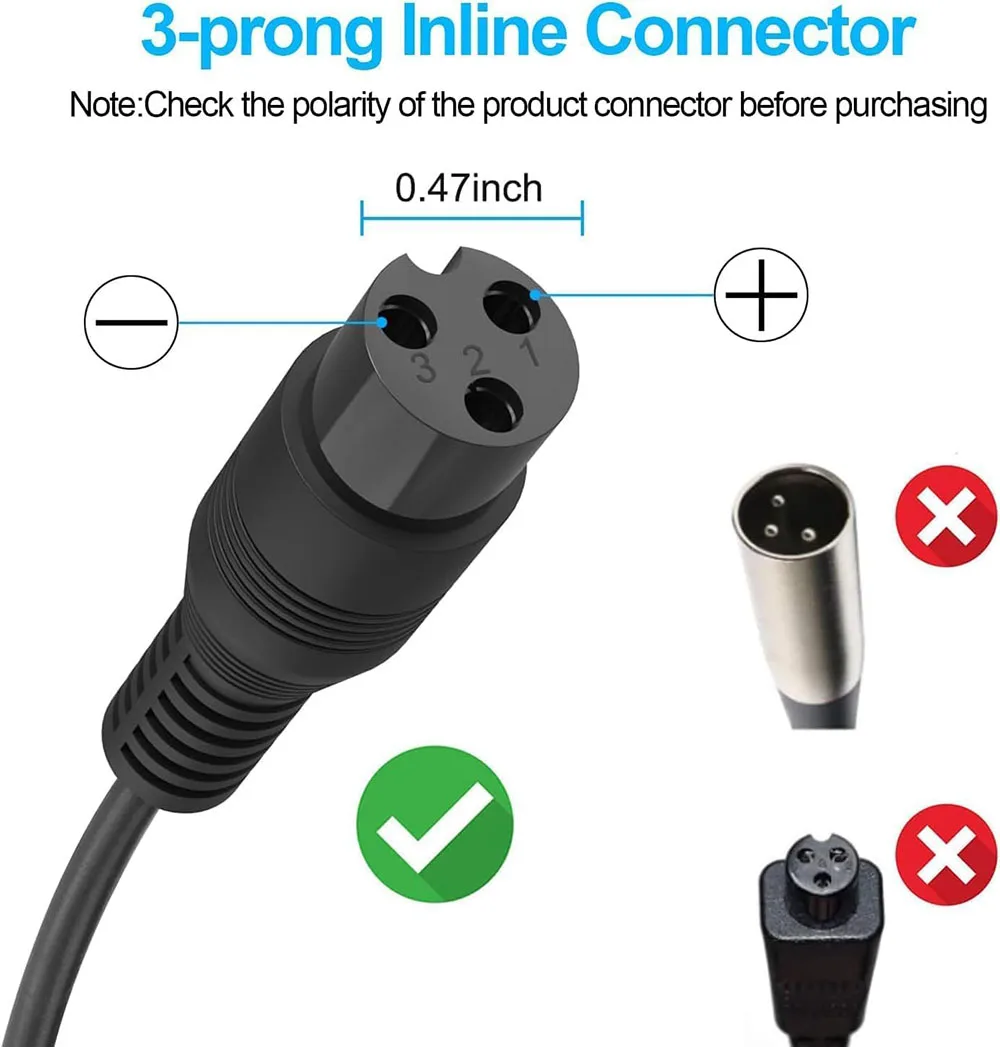 Charger for Razor Mx350 Motorcycle Dirt Replacement Razor E300 E200 E175 E100, Dirt Quad 4 Wheeler, Pocket Mod, Sports Mode
