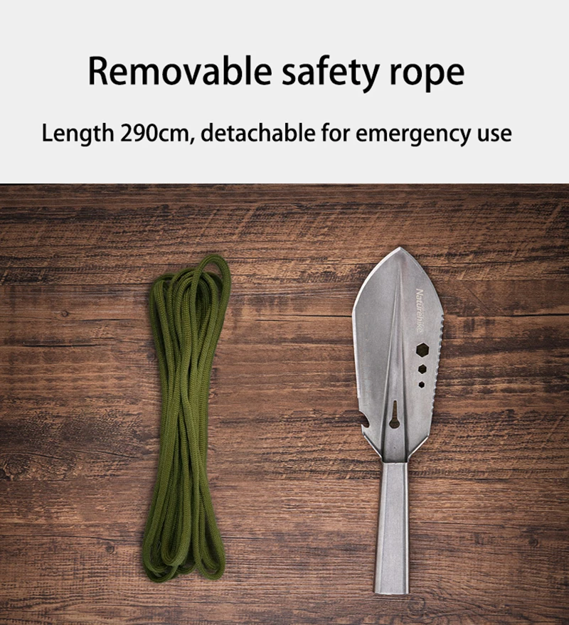 Naturehike Camping Shovel Outdoor Multifunctional Shovel Hiking Tactical Shovel Survival Emergency Tool Bushcraft Garden Shovels