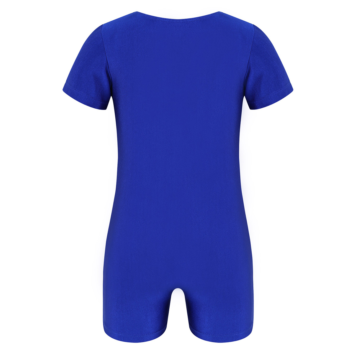 Leotards for Girls Boys Gymnastics Kids Children Short Sleeves Biketard Dance Unitards Ballet Dance Costume Practice Wear