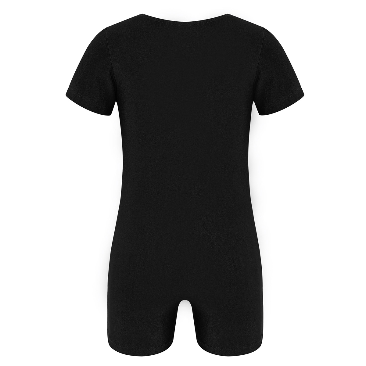 Leotards for Girls Boys Gymnastics Kids Children Short Sleeves Biketard Dance Unitards Ballet Dance Costume Practice Wear