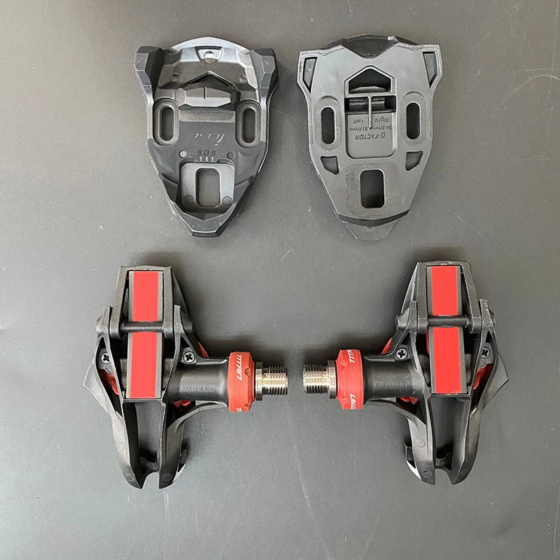 165g ultra light Road Pedals Carbon Ti Tianium road bicycle bike pedals with cleats