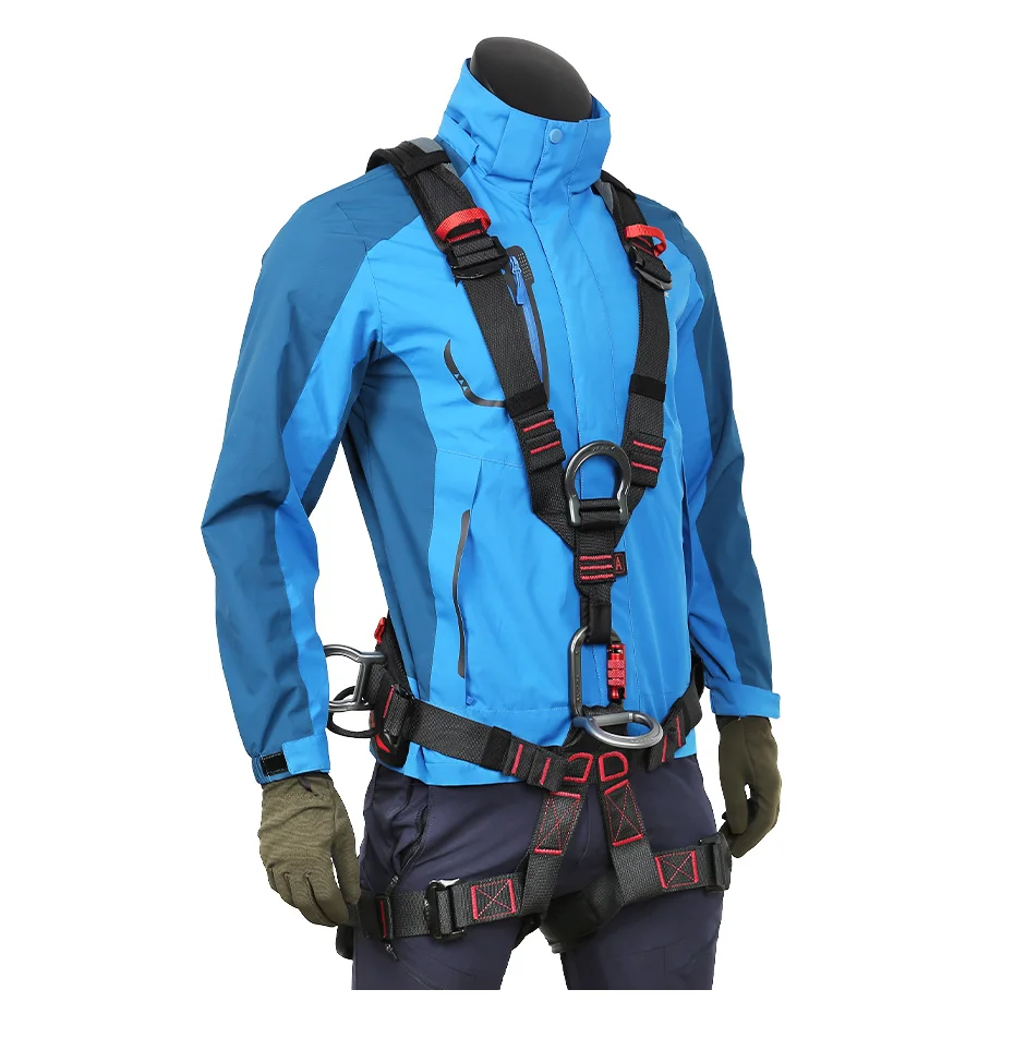 Outdoor Rock Climbing Harness Full Body Safety Belt Anti Fall Removable Gear Xinda Five-point Altitude Protection Equipment