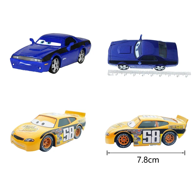 Cars King Plane Pixar Cars 3 2 Lightning McQueen Jackson Storm Racing Diecast Metal Cars Educational Toys Boy Christmas Gifts