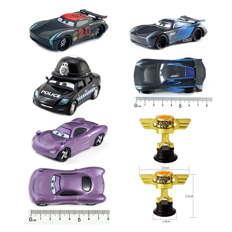 Cars King Plane Pixar Cars 3 2 Lightning McQueen Jackson Storm Racing Diecast Metal Cars Educational Toys Boy Christmas Gifts