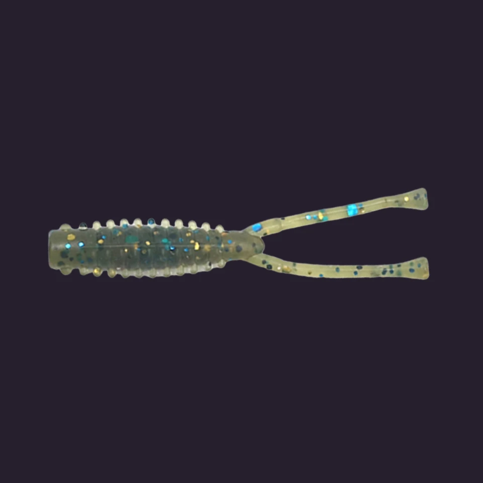 Fishing Soft Lures AJING Rockfish 20pcs/lot 0.3g 40mm Twin Tail Artificial Wobbler Ocean Rock Silicone Shad Worm Bait