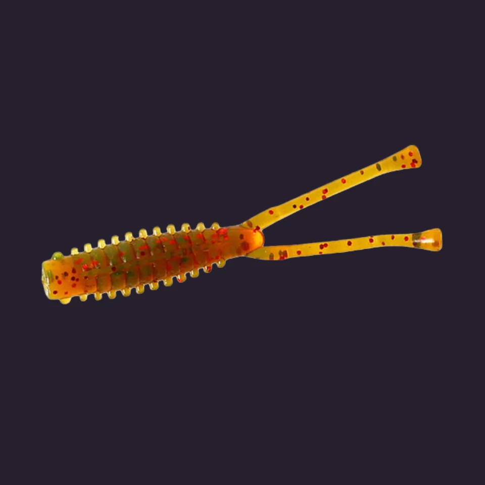 Fishing Soft Lures AJING Rockfish 20pcs/lot 0.3g 40mm Twin Tail Artificial Wobbler Ocean Rock Silicone Shad Worm Bait