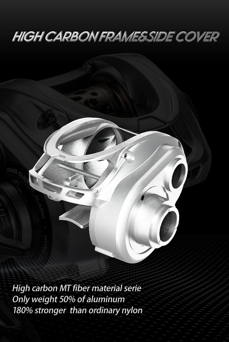 SOLOKING Acura 136g Ultra Light Baitcasting Reel BFS Baitcasting Fishing Reel 7.1/8.1 Gear Ratio 10+1BB 4KG Power Baitcaster