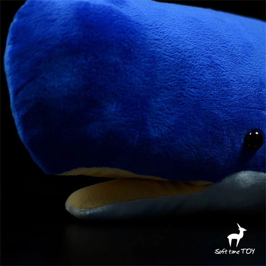 Sperm Whale High Fidelity Anime Cute Cachalot Plushie Pottwal Plush Toys Lifelike Animals Simulation Stuffed Doll Kawai Toy Gift