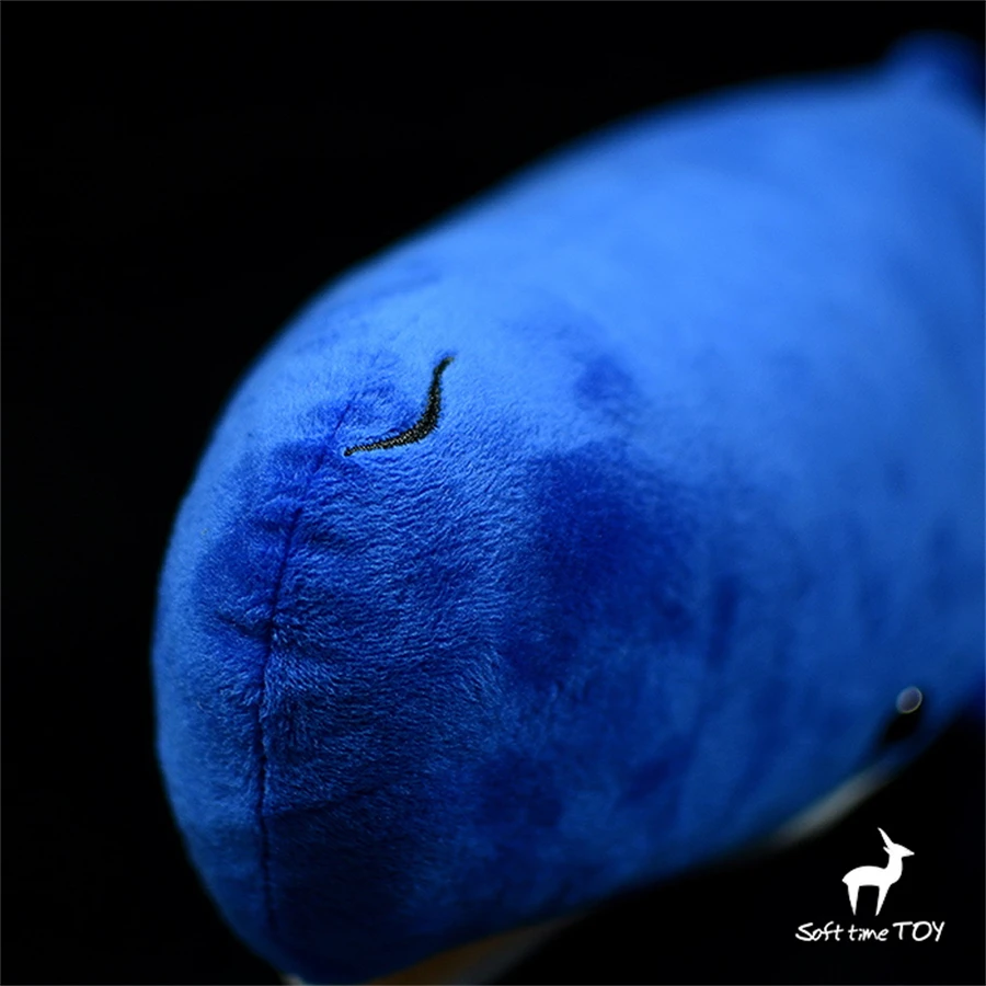 Sperm Whale High Fidelity Anime Cute Cachalot Plushie Pottwal Plush Toys Lifelike Animals Simulation Stuffed Doll Kawai Toy Gift