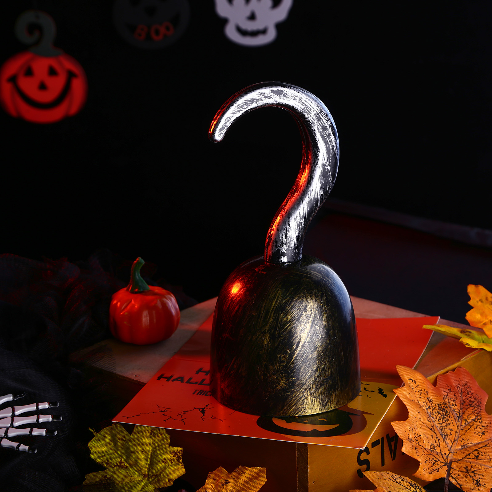 Pirate Captain Hook Hand Pirates Decor Cosplay Costume Accessories Halloween Christmas Dress Up Prop for Adults Kids Toy Gift