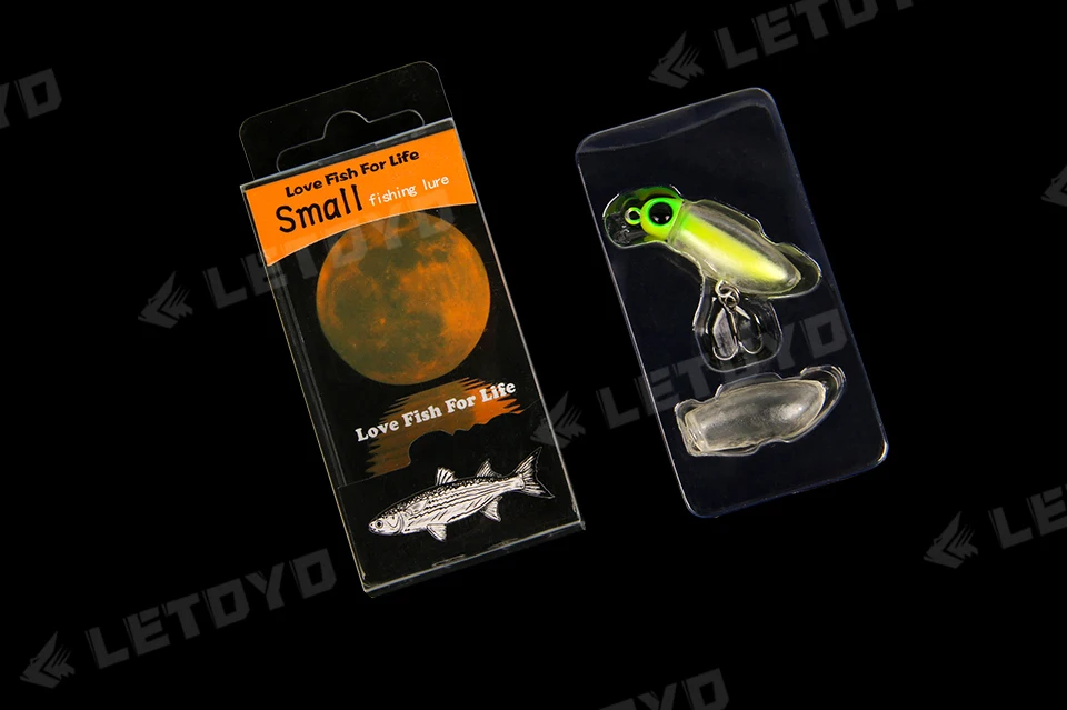 LETOYO Floating Minnow 38F/Pencil 38F 38mm 2.7g Topwater Artificial Silicone Bait Soft Plastic Body Trout Fishing Lures