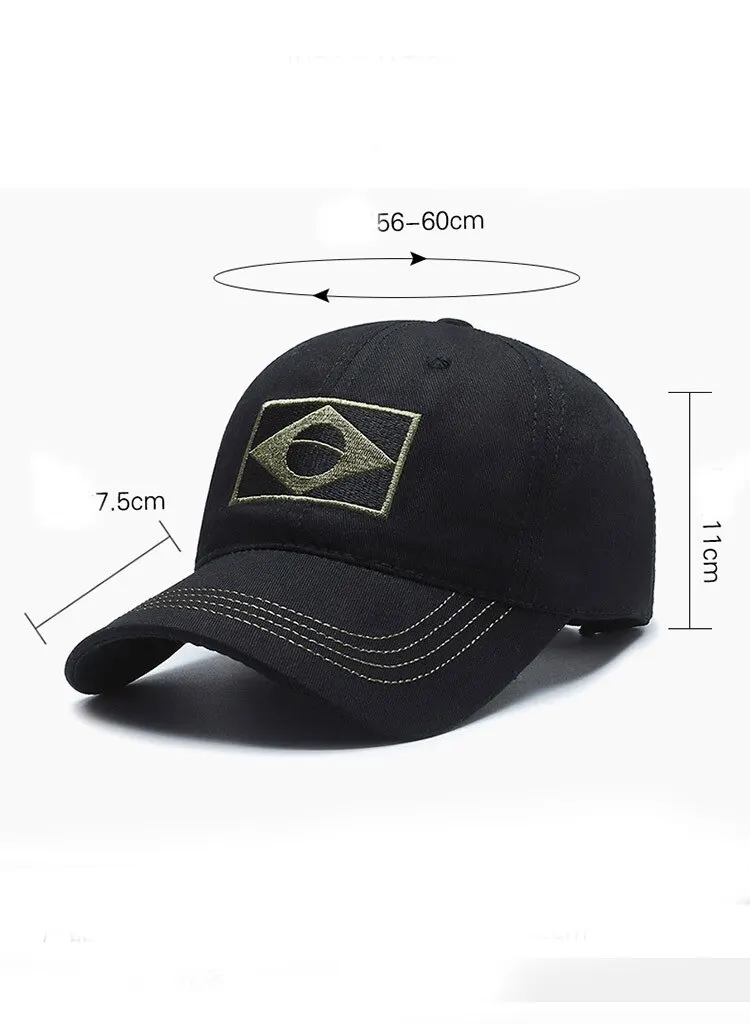 Outdoor Sports Baseball Cap Men'S Camouflage Cap, Middle And Young Men'S Casual Sun Protection Hat Brazilian Hat
