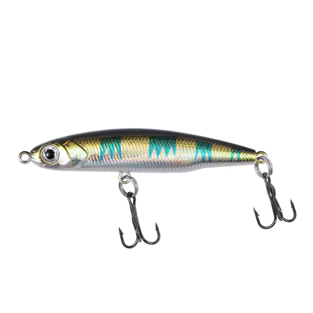 1PC Minnow Fishing Lure 3D Eyes 5cm 3g/5g/8g Plastic Hard Bait Artificial Lures Wobbler Crankbait Winter Sea Fishing Bass Tackle