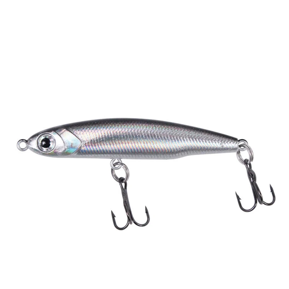 1PC Minnow Fishing Lure 3D Eyes 5cm 3g/5g/8g Plastic Hard Bait Artificial Lures Wobbler Crankbait Winter Sea Fishing Bass Tackle
