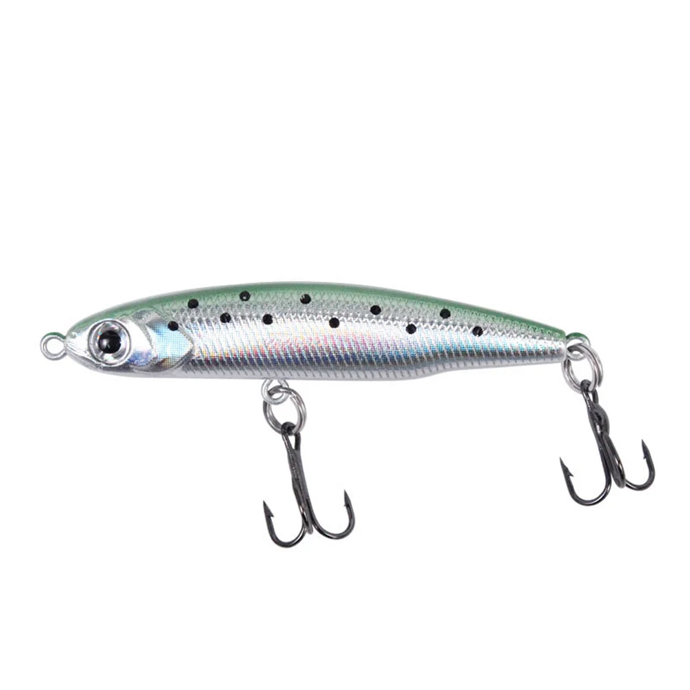1PC Minnow Fishing Lure 3D Eyes 5cm 3g/5g/8g Plastic Hard Bait Artificial Lures Wobbler Crankbait Winter Sea Fishing Bass Tackle
