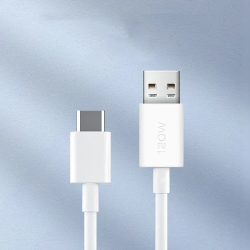 120W Super Flashcharge Charger For VIVO X300 200 100 X70 Pro IQOO 9 8 7 20V 6A Fast Wall Charging Adapter 1M 6A USB Type C Cable