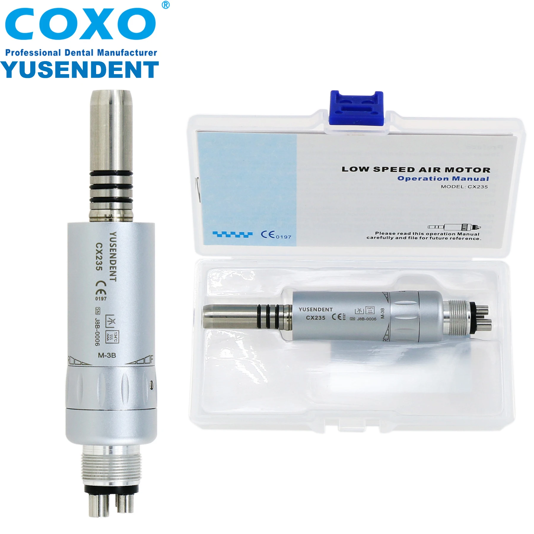COXO Dental Low Speed Handpiece Straight Angle Inner Channel Water Spray Dentistry Micromotor Electric Motor Fit NSK KAVO W&H